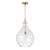 Capital Lighting Bristol One Light Pendant in Aged Brass - 325011AD
