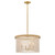 Hinkley Indra LED Convertible Semi-Flush Mount in Lacquered Brass - 48607LCB