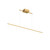 Kuzco Lighting Vega Minor LED Linear Pendant in Brushed Gold - LP18248-BG-UNV