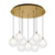 Kuzco Lighting Bolla LED Pendant in Brushed Gold - MP3106BG-09