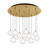 Kuzco Lighting Bolla LED Pendant in Brushed Gold - MP3106BG-13