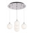 Kuzco Lighting Bolla LED Pendant in Chrome/Opal Glass - MP3106CHOP-05