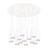 Kuzco Lighting Cameo LED Pendant in White - MP401431WH-13