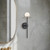 Kuzco Lighting Elixir LED Wall Sconce in Black - WS15506-BK-UNV