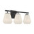 Minka-Lavery Siena Three Light Vanity in Dark Matte Black - 14373-899