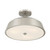 Minka-Lavery Trellwyn Three Light Semi-Flush Mount in Brushed Nickel - 12625-84