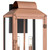 Quoizel Beryn Two Light Outdoor Wall Lantern in Aged Copper - BER8408AC