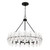 Quoizel Abigail Six Light Pendant in Matte Black - ABI2828MBK
