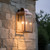 Quoizel Beryn Four Light Outdoor Wall Lantern in Aged Copper - BER8412AC