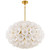 Quoizel Audrey Eight Light Pendant in Brushed Gold - AUD2828BRG