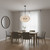 Quoizel Audrey Eight Light Pendant in Matte Black - AUD2828MBK