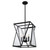 Quoizel Clovis Four Light Pendant in Matte Black - CLO1814MBK