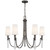 Quoizel Eloura Five Light Chandelier in Iron Gate - ELOU5032IN
