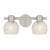 Quoizel Layton Two Light Vanity in Brushed Nickel - LAY8616BN