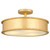 Quoizel Mara Three Light Semi-Flush Mount in Gold Leaf - MARA1616GFL