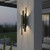 Quoizel Newton LED Outdoor Wall Lantern in Earth Black - NEWT8406EK