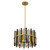 Quoizel Richards Eight Light Pendant in Brushed Gold - RICH2822BRG