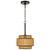 Quoizel Teton One Light Mini Pendant in Matte Black - TET1510MBK