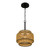 Quoizel Teton One Light Mini Pendant in Matte Black - TET1510MBK