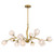 Quoizel Walker 12 Light Chandelier in Vintage Brass - WALK5040PVB