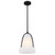 Quoizel Whitmore One Light Mini Pendant in Matte Black - WHIT1510MBK