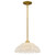 Quoizel Whitecap One Light Pendant in Brushed Gold - WHP1814BRG