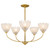Quoizel Whitecap Five Light Chandelier in Brushed Gold - WHP5028BRG