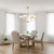 Quoizel Whitecap Five Light Chandelier in Brushed Gold - WHP5028BRG