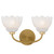Quoizel Whitecap Two Light Vanity in Brushed Gold - WHP8615BRG