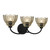 Quoizel Whitecap Three Light Vanity in Mottled Cocoa - WHP8623MC