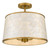 Quoizel Windley Three Light Semi-Flush Mount in Brushed Gold - WIND1716BRG