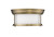 Z-Lite Sonna Two Light Flush Mount in Heritage Brass - 2011F10-HBR