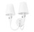 Z-Lite Claudelle Two Light Wall Sconce in Textured White - 4014-2S-TW