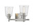 Z-Lite Bohin Two Light Vanity in Brushed Nickel - 464-2V-BN