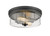 Z-Lite Bohin Two Light Flush Mount in Matte Black - 464F13-MB