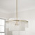 Capital Lighting Blair Four Light Pendant in Aged Brass - 358741AD