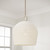 Capital Lighting Natalia One Light Pendant in Aged Brass - 358813AD