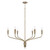 Capital Lighting Palmer Six Light Chandelier in Antiqued Brass - 460461ANB