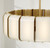 Capital Lighting Marcell LED Pendant in Aged Brass - 361801AD