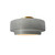 Justice Designs Radiance Collection One Light Semi-Flush Mount in Brushed Brass - CER-6360-ANTS-BRSS