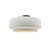 Justice Designs Radiance Collection One Light Semi-Flush Mount in Brushed Nickel - CER-6360-BIS-NCKL