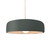 Justice Designs Radiance Collection One Light Pendant in Brushed Nickel - CER-6573-PWGN-NCKL-BEIG-TWST