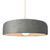 Justice Designs Radiance Collection One Light Pendant in Brushed Nickel - CER-6575-ANTS-NCKL-BEIG-TWST