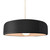 Justice Designs Radiance Collection One Light Pendant in Brushed Brass - CER-6575-BKMT-BRSS-BEIG-TWST