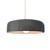 Justice Designs Radiance Collection One Light Pendant in Brushed Nickel - CER-6573-GRY-NCKL-BEIG-TWST