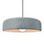 Justice Designs Radiance Collection One Light Pendant in Brushed Nickel - CER-6575-CONC-NCKL-RIGID