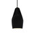 Justice Designs Radiance Collection One Light Pendant in Antique Brass - CER-6597-BLK-ABRS-BKCD