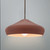 Justice Designs Radiance Collection One Light Pendant in Matte Black - CER-6595-CLAY-MBLK-BKCD