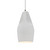 Justice Designs Radiance Collection One Light Pendant in Dark Bronze - CER-6597-BIS-DBRZ-WTCD