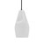 Justice Designs Radiance Collection One Light Pendant in Matte Black - CER-6597-BIS-MBLK-BKCD